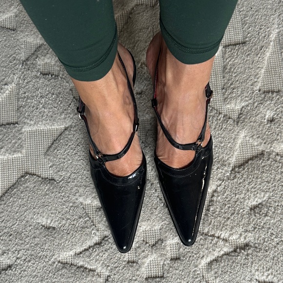 Free Lance Shoes - Free Lance Paris black pointy toe heels size 35.5